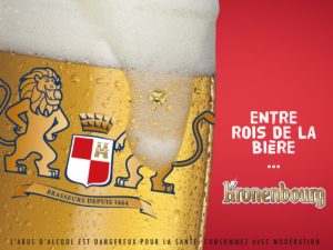 Affiche bière Kronenbourg