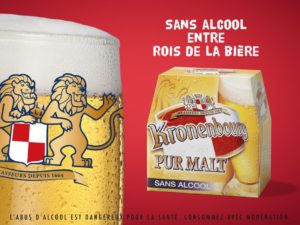 Affiche bière Kronenbourg