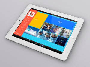 Template iPad mini site alternatif