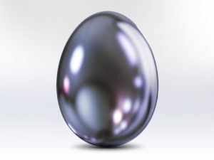 Oeuf de métal
