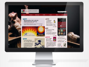 Accueil du site de l'agence culturelle