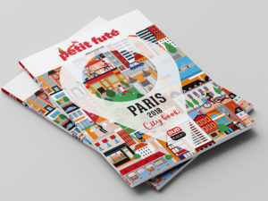 illustration du guide touristique de la ville de Paris